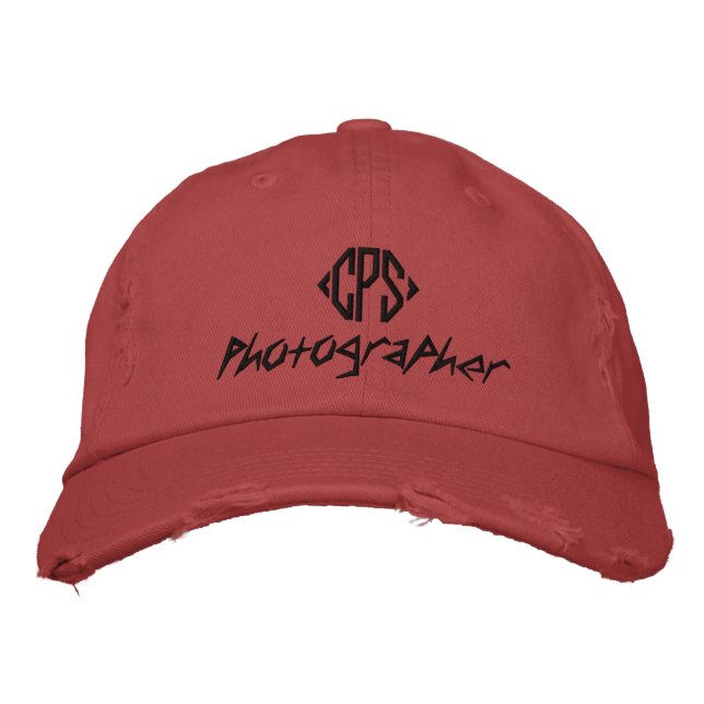CPS, Photographer Embroidered Baseball Hat (Front)