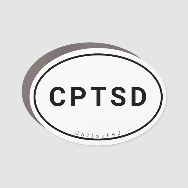 CPTSD Car Magnet (Front)