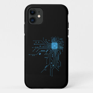 CPU Chip Circuit PCB Design Tech Lovers Computer iPhone 11 Case