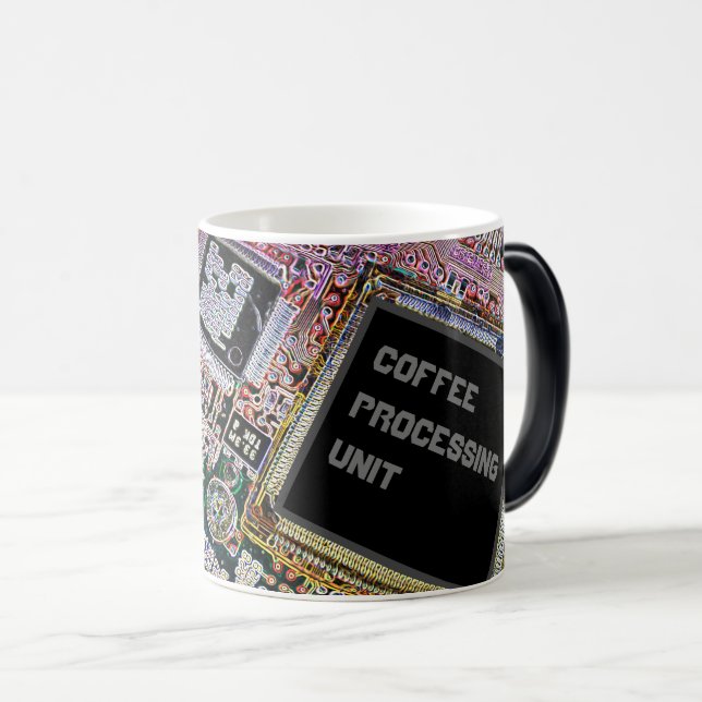 CPU - Coffee Processing Unit funny coffee mug (Front Right)