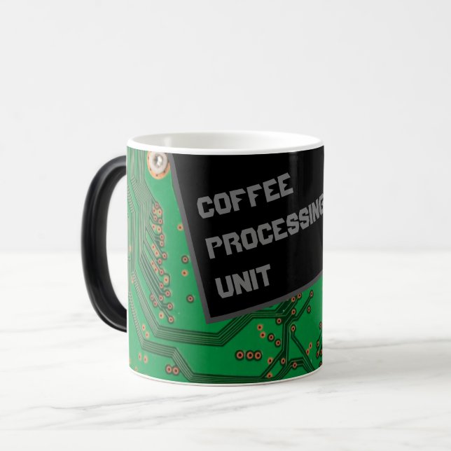 CPU - Coffee Processing Unit funny coffee mug (Front Left)