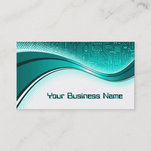 Customizable cpu v.2 business card template