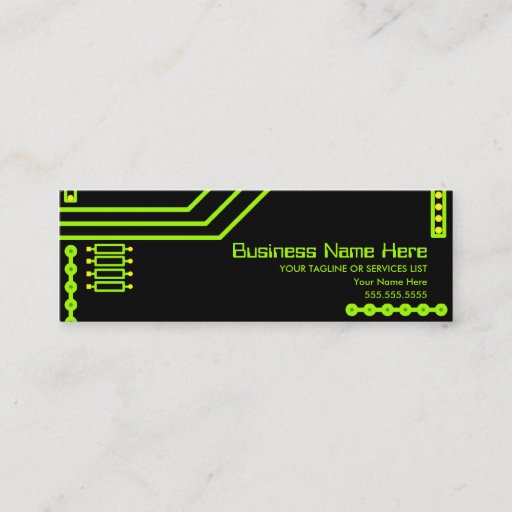 Customizable cpu v.3 business cards