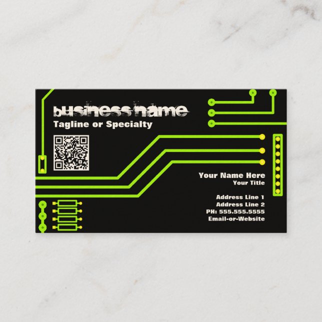 cpu v.3 with qr code business card (Front)