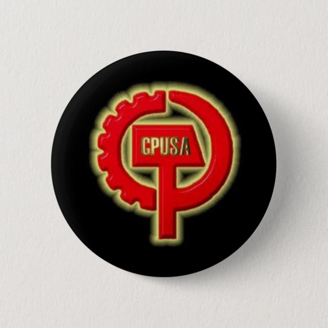 cpusa pinback button (Front)