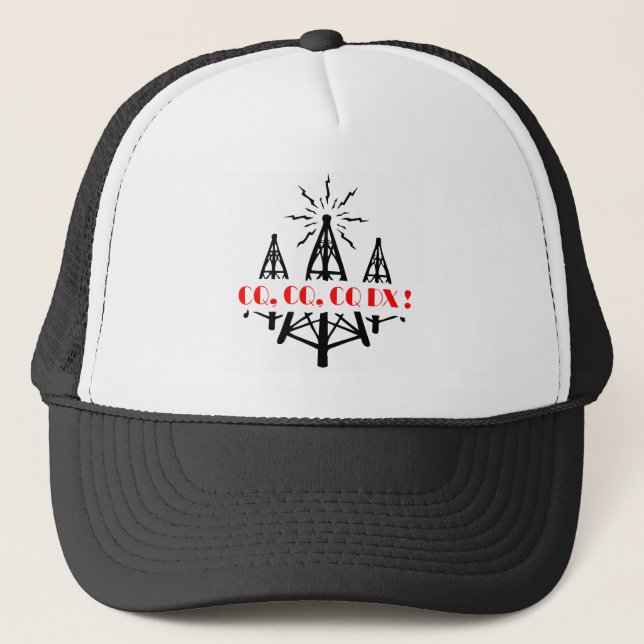 CQ DX TRUCKER HAT (Front)