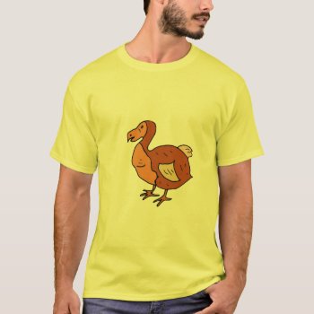 Cq- Funny Dodo Bird T-shirt by inspirationrocks at Zazzle