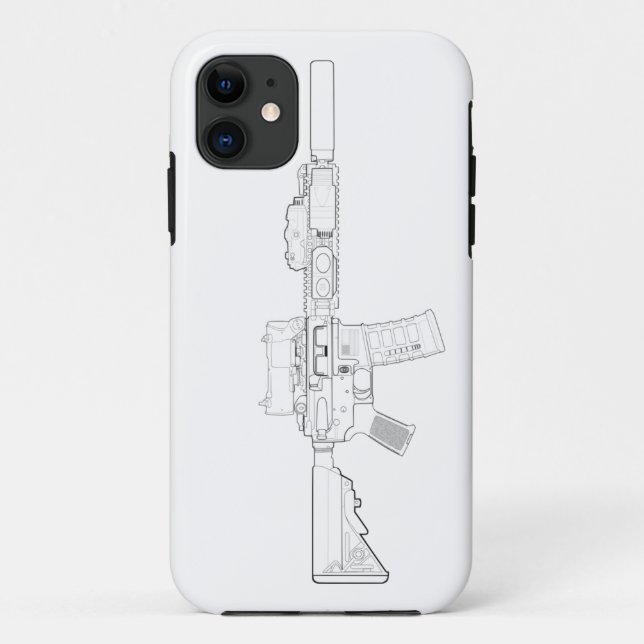 CQBR MK18 Mod 0 Case-Mate iPhone Case (Back)