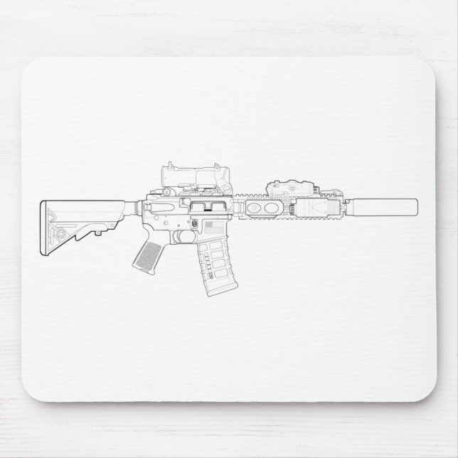 CQBR MK18 Mod 0 Mousepad (Front)