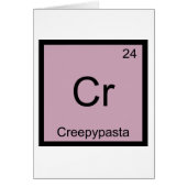 Cr - Creepypasta Meme Chemistry Periodic Table (Front)