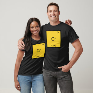 Cr - Curry Funny Chemistry Element Symbol T-Shirt