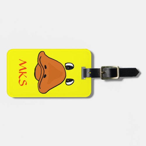 CR_ Funny Duck Face Luggage Tag