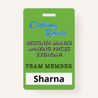CR Name Badge