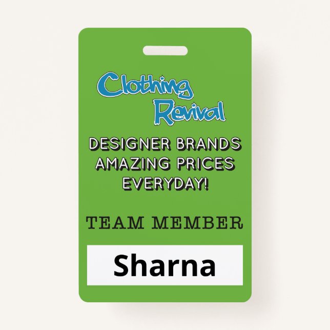 CR Name Badge (Front)