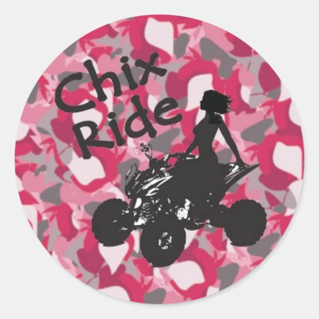 CR Pink Camo Stickers (Front)