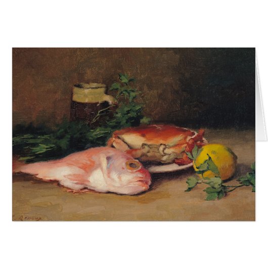 Crab and Red Mullet Cards (Front Horizontal)