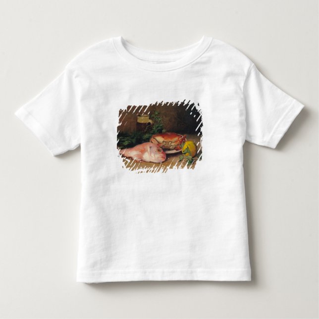 Crab and Red Mullet Toddler T-shirt (Front)