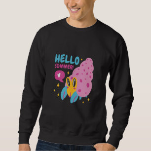 Crab And Summer On Vacation For Family Friend Sweatshirt