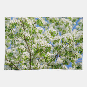 Crab apple blossom towel