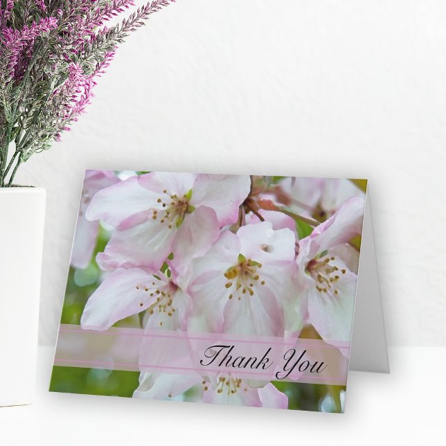 Crab Apple Blossoms Thank You for Your Sympathy Card (Creator Uploaded)