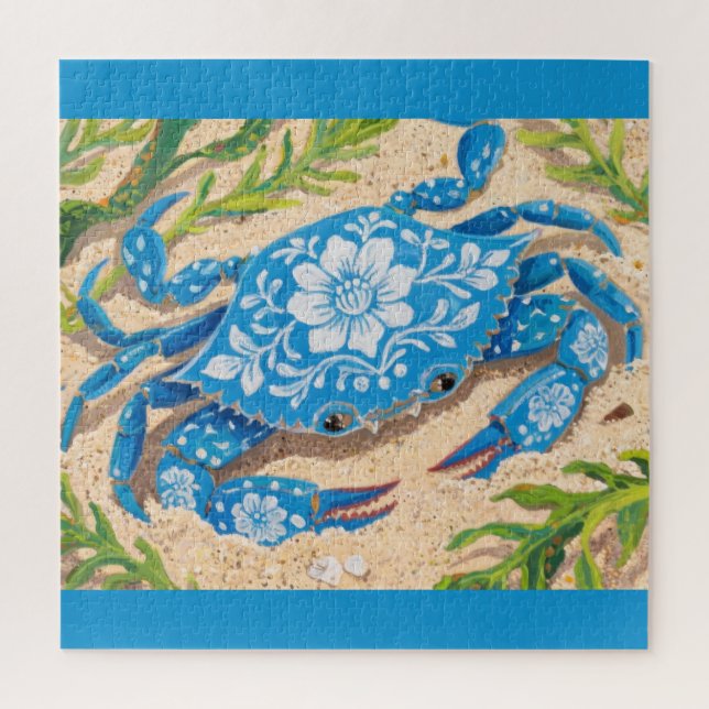 Crab art jigsaw puzzle (Vertical)