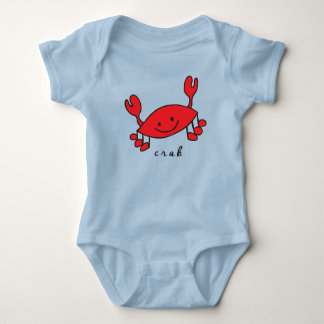 Crab Baby Bodysuit and One-Piece (with base)