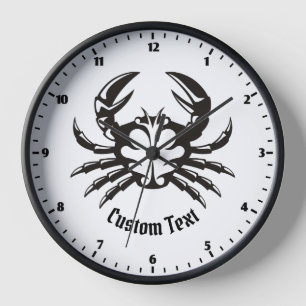 Crab Black Clock