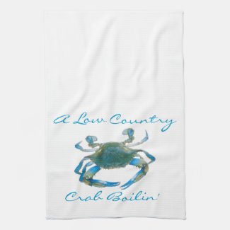 Crab Boil Kitchen Towel