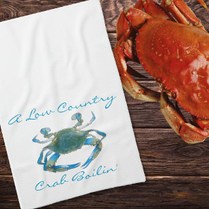 Crab Boil Kitchen Towel