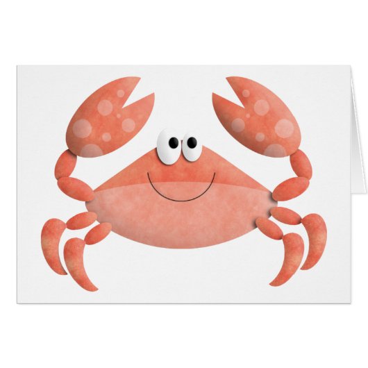 Crab Card (Front Horizontal)
