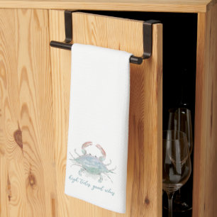 Crab   Coastal Kitchen Towel