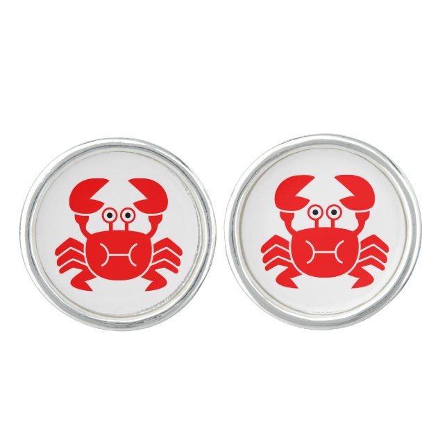 Crab Cufflinks (Front)