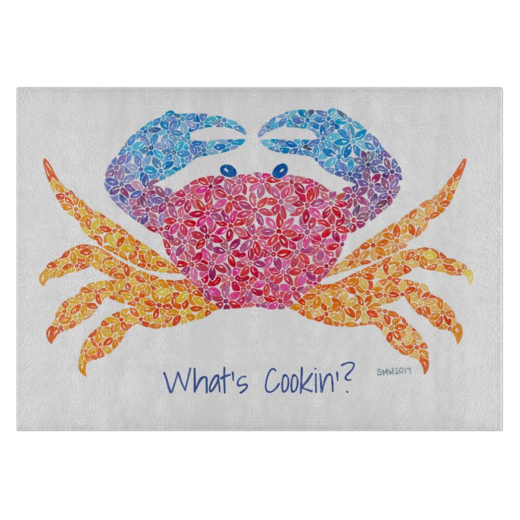 Crab Cutting Board Zazzle
