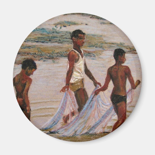 crab dance magnet (Front)