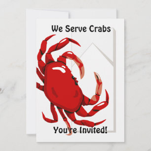 Crab Dinner Invitation