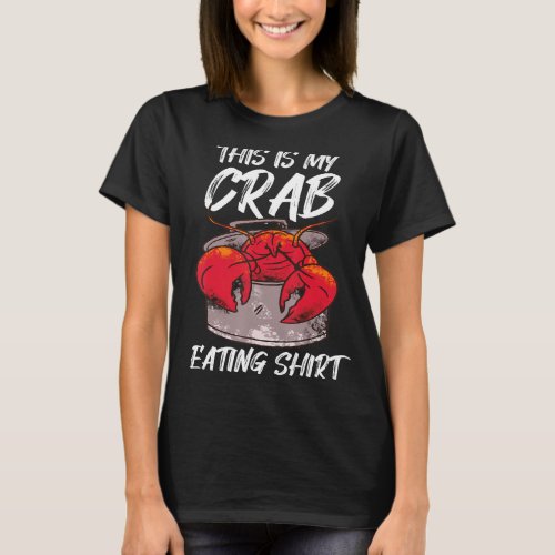 Crab Eating Crawfish Pot Lobster T_Shirt