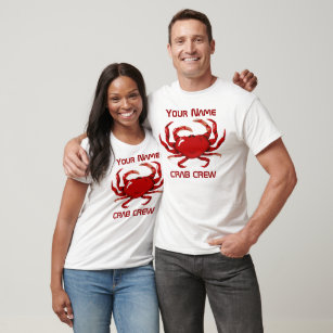 Crab Feast Crew Template Mens T-shirt