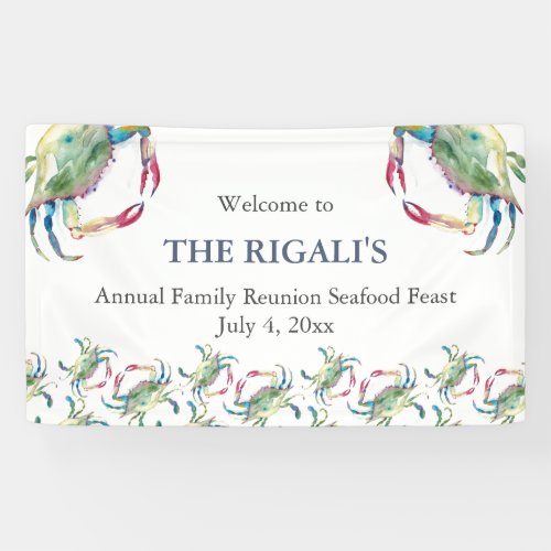 Crab Feast Family Reunion  Banner