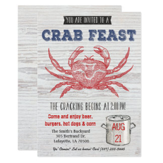 Crab Feast Invitations 9