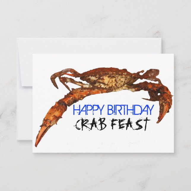 Crab Feast Invitation (Front)