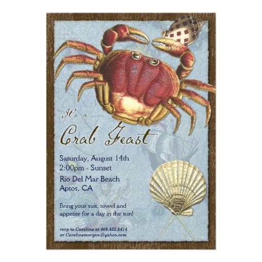 Crab Feast Invitations 6