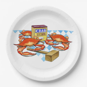Crab Fest! Paper Plates