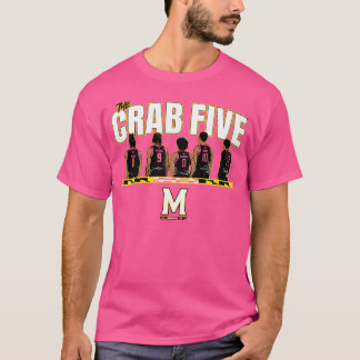 Crab Five Lineup Maryland Basketball T-Shirt