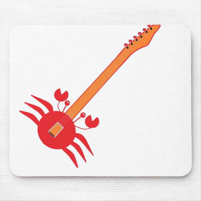 Crab Guitar Mouse Pad (Front)