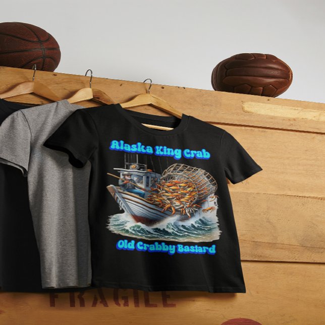 Crab Hunters Voyage Old Crabby Bastard  T-Shirt (Creator Uploaded)