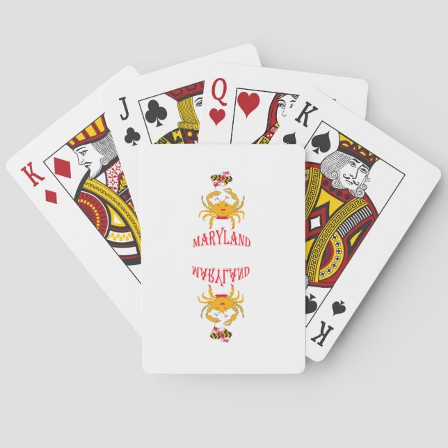 Crab in Maryland   Poker Cards (Back)