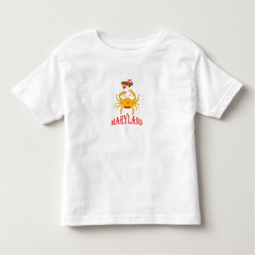 Crab in Maryland    Toddler T_shirt