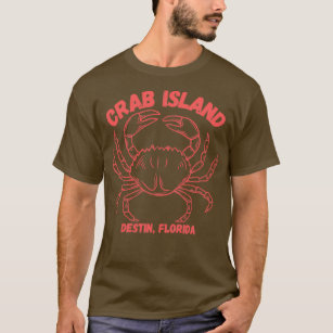 Crab Island design for Destin Florida T-Shirt