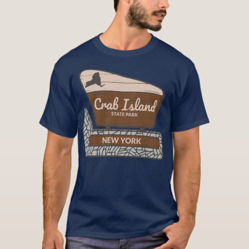 Crab Island State Park New York Entrance Welcome S T_Shirt