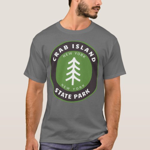 Crab Island State Park New York NY Mountain Forest T_Shirt